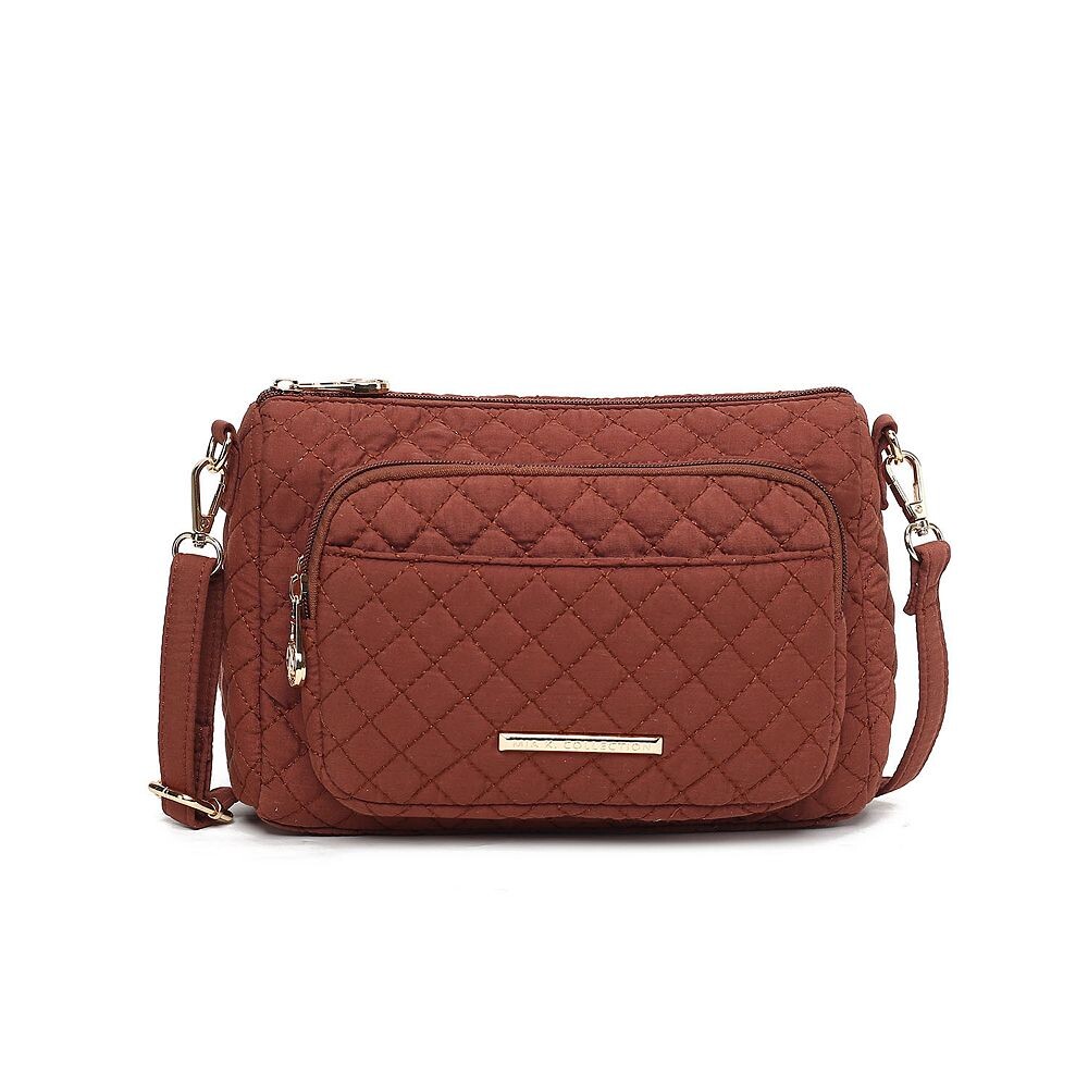 Mkf Collection Rosalie Женская стеганая хлопковая сумка через плечо от Mia K MKF Collection, коричневый
Mkf Collection Rosalie Женская стеганая хлопковая сумка через плечо от Mia K MKF Collection, коричневый