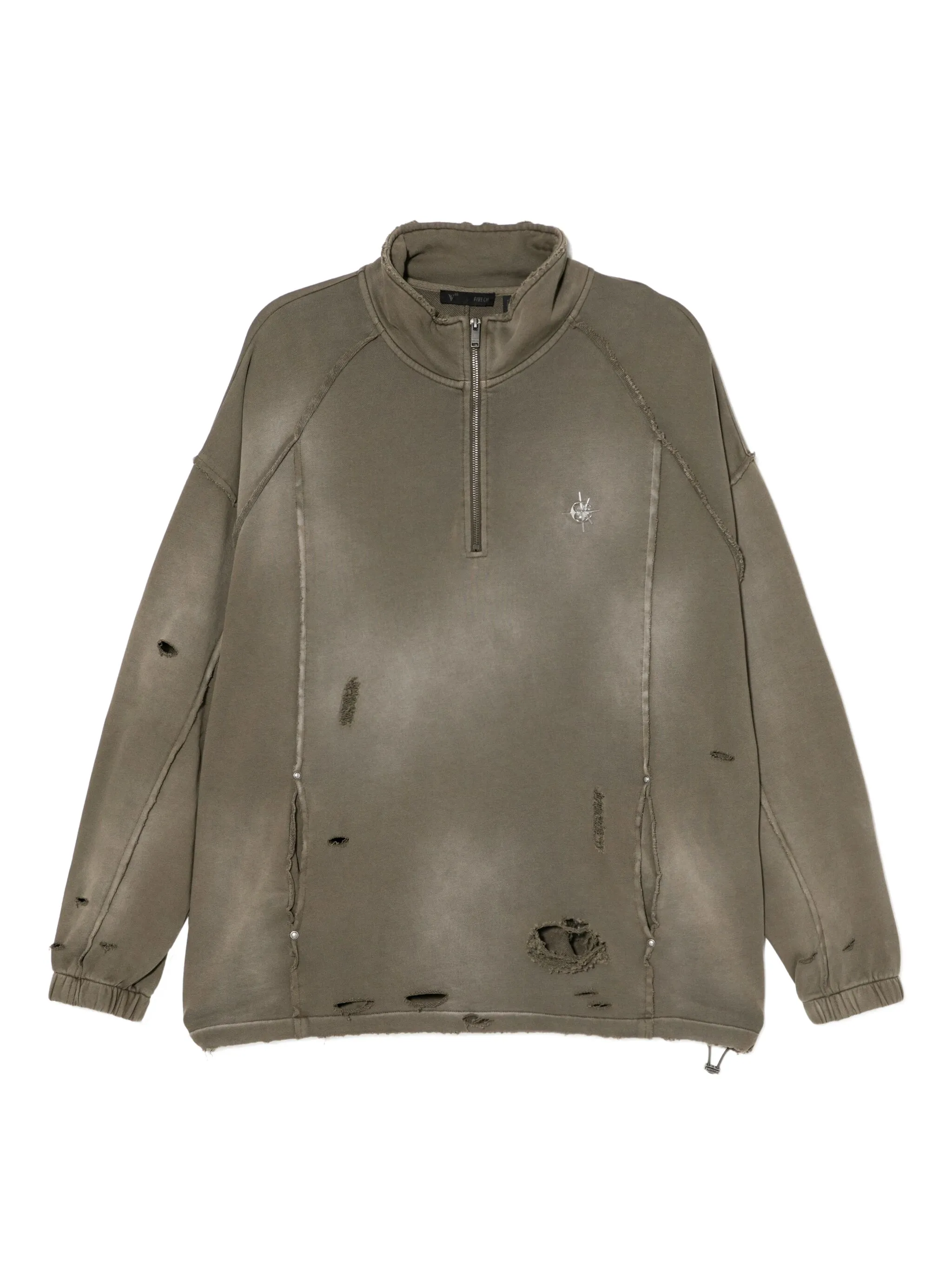 Толстовка с эффектом потертости Five Cm, зеленый
Толстовка с эффектом потертости Five Cm, зеленый