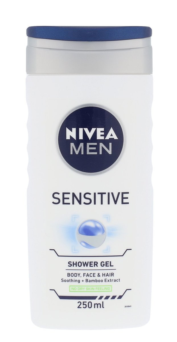 Nivea Men, Sensitive, гель для душа, 250 мл
Nivea Men, Sensitive, гель для душа, 250 мл