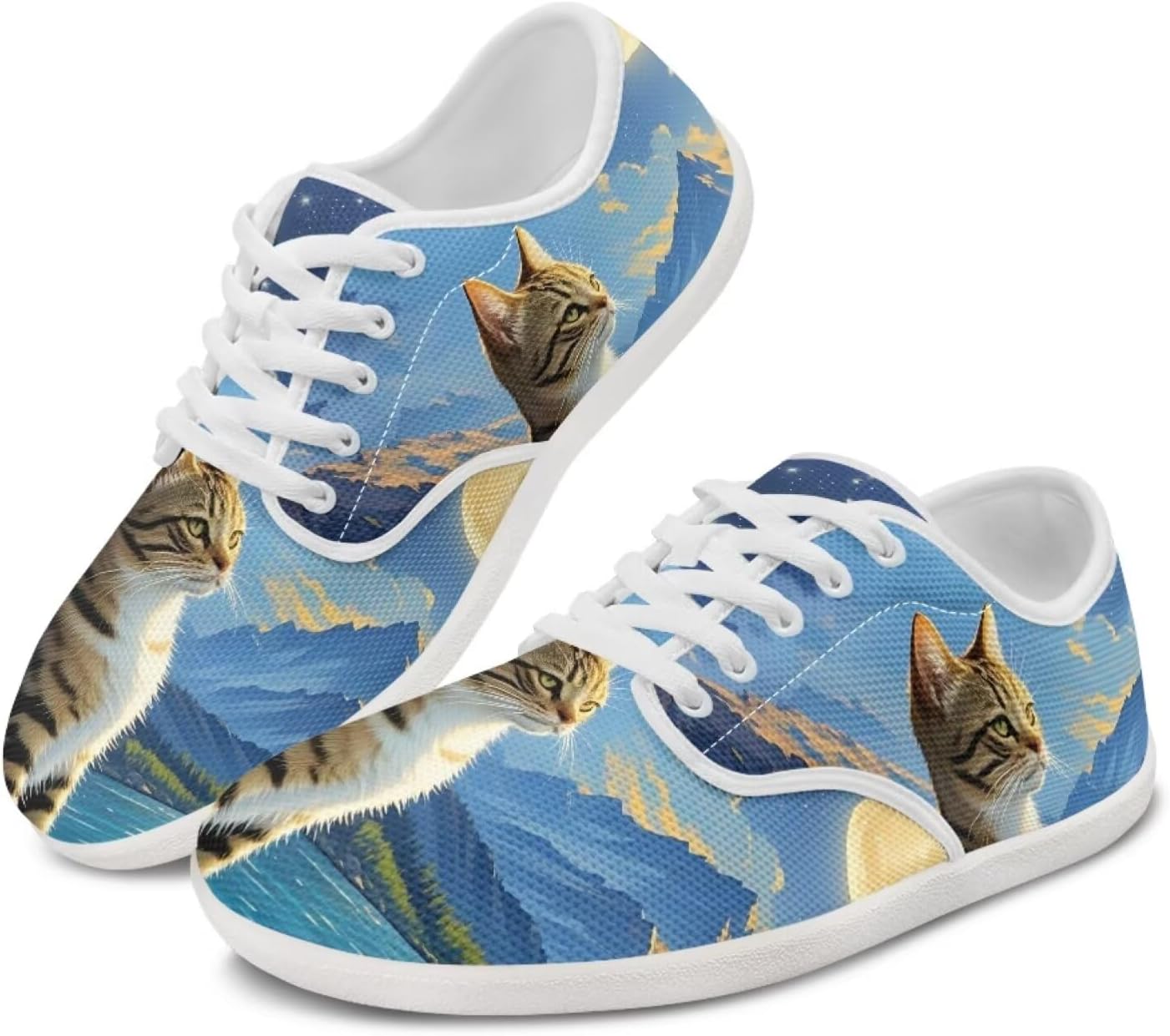Женские босоножки Forchrinse Blue Galaxy с принтом кошки, с широкой носочной частью, кроссовки для ходьбы и бега, нулевая разница высот, шнуровка, Cat
Женские босоножки Forchrinse Blue Galaxy с принтом кошки, с широкой носочной частью, кроссовки для ходьбы и бега, нулевая разница высот, шнуровка, Cat