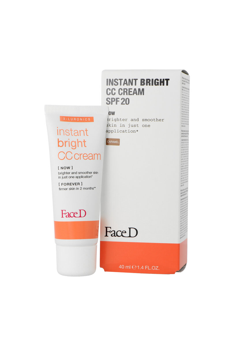 Face D Instant Bright CC Cream Spf20, СС-крем, карамель 40мл Inna Marka
Face D Instant Bright CC Cream Spf20, СС-крем, карамель 40мл Inna Marka