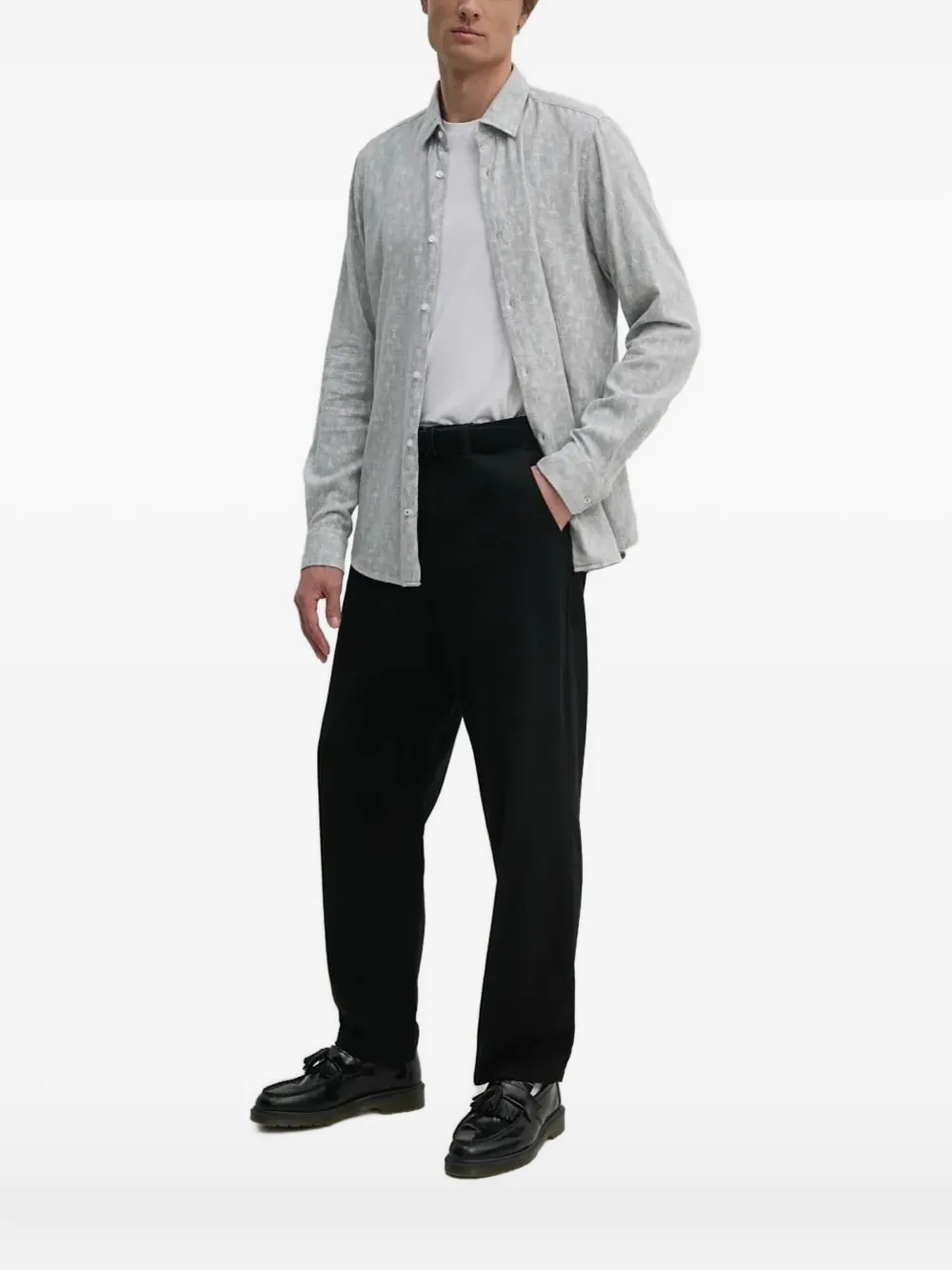 Рубашка с длинными рукавами и узором Joop!, серый
Рубашка с длинными рукавами и узором Joop!, серый