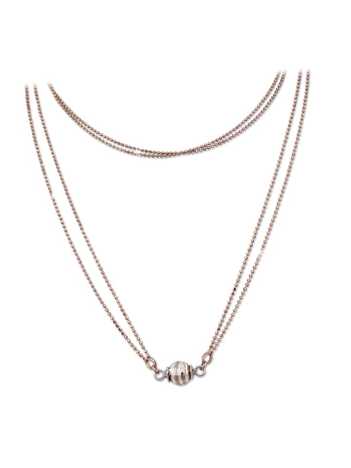 SilberDream Колье SilverDream для женщин, серебро 925 пробы, позолота (розовое золото 333 пробы), подвеска в виде шарика, ок. 45 см
SilberDream Колье SilverDream для женщин, серебро 925 пробы, позолота (розовое золото 333 пробы), подвеска в виде шарика, ок. 45 см