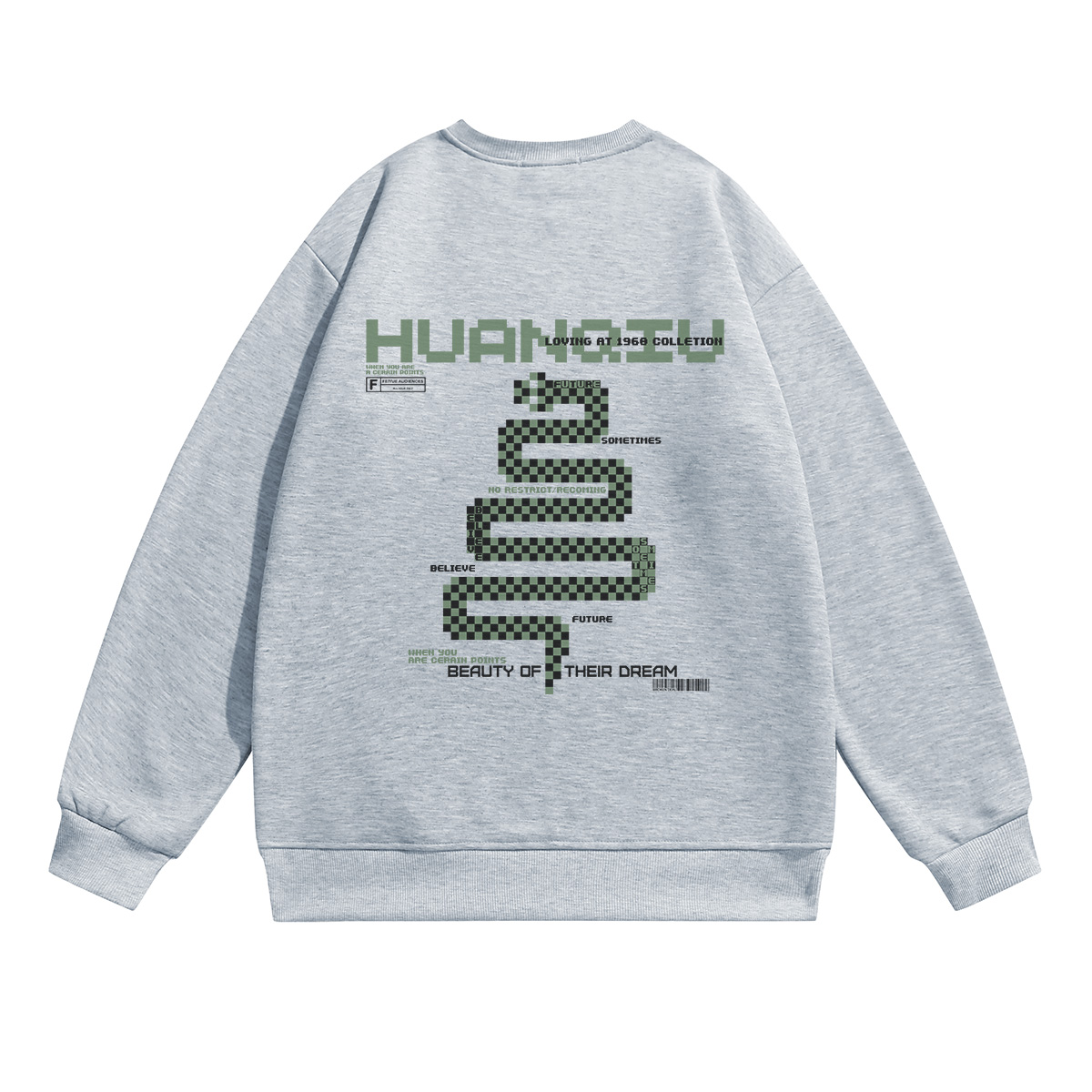 Свитшот Unisex Crew Neck Moderate Heavyweight HUANQIU, светло-серый
Свитшот Unisex Crew Neck Moderate Heavyweight HUANQIU, светло-серый