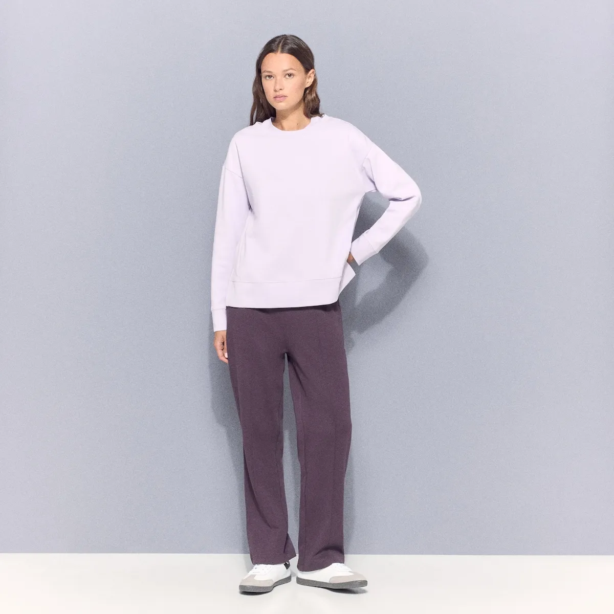 Женские спортивные свободные длинные штаны Boomerang, фиолетовый
Женские спортивные свободные длинные штаны Boomerang, фиолетовый