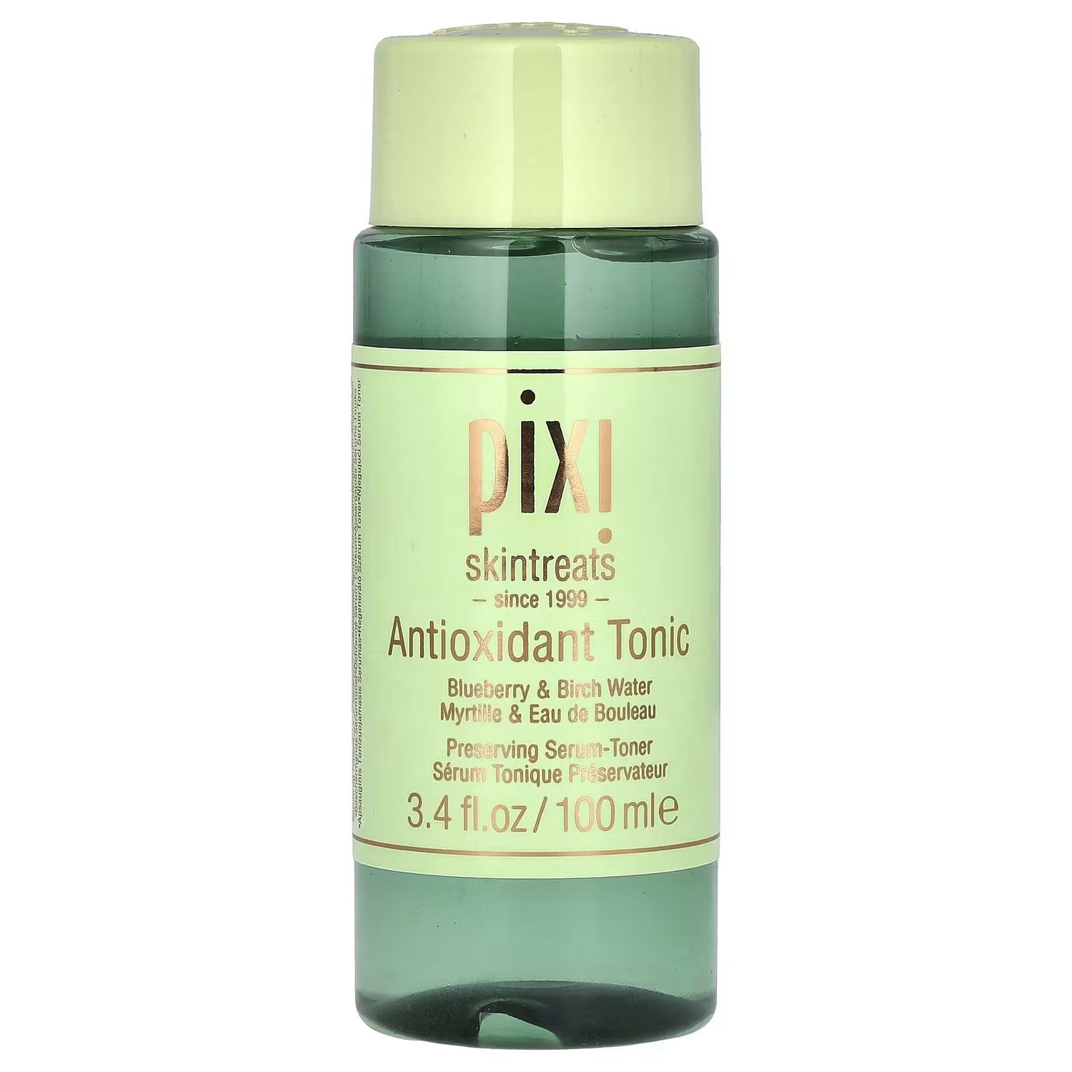 Skintreats, антиоксидантный тоник, консервирующая сыворотка-тоник, черничная и березовая вода, 3,4 жидких унции (100 мл) Pixi Beauty
Skintreats, антиоксидантный тоник, консервирующая сыворотка-тоник, черничная и березовая вода, 3,4 жидких унции (100 мл) Pixi Beauty
