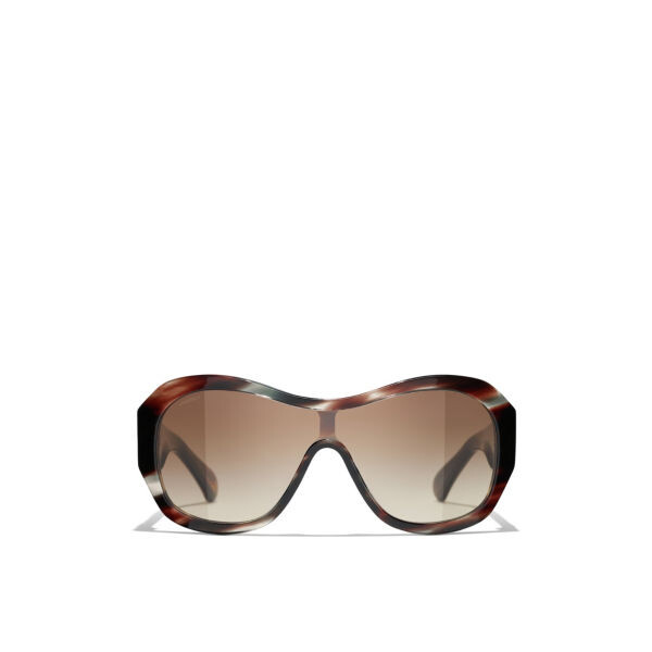 Солнцезащитные очки Shield Chanel, коричневый
Солнцезащитные очки Shield Chanel, коричневый