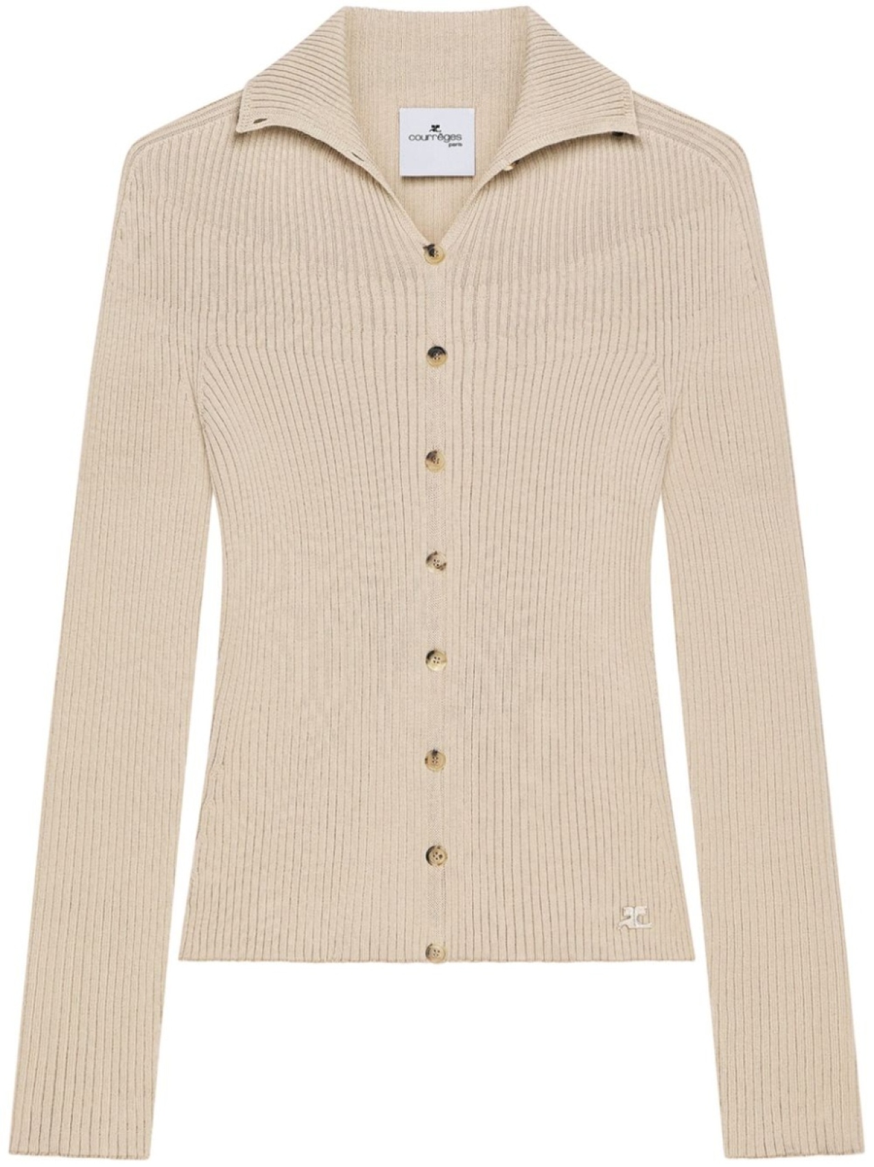 Courrèges кардиган Solar, нейтральный 
Courrèges кардиган Solar, нейтральный