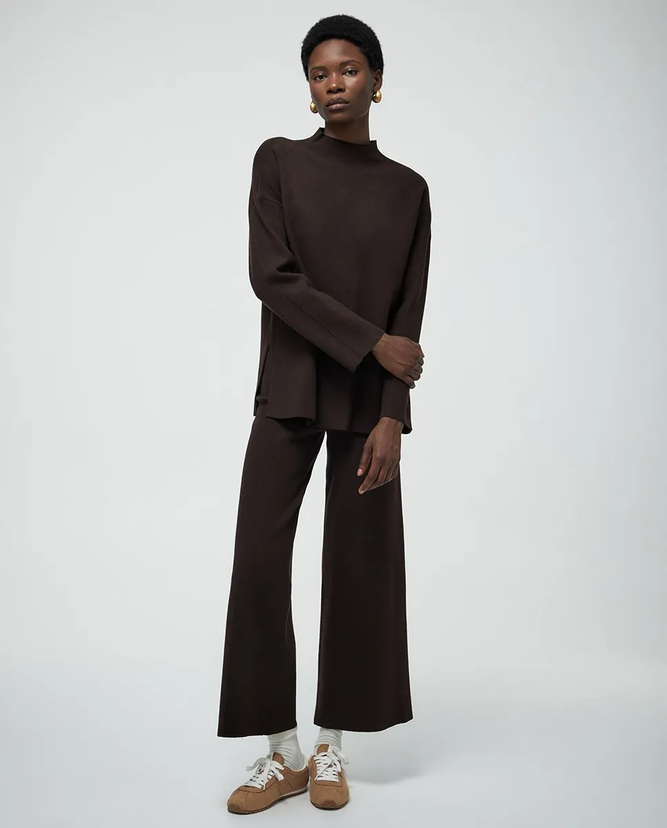 Широкие длинные брюки Sfera, шоколадный
Широкие длинные брюки Sfera, шоколадный