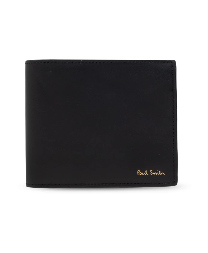 Складной кошелек с логотипом Paul Smith, черный
Складной кошелек с логотипом Paul Smith, черный