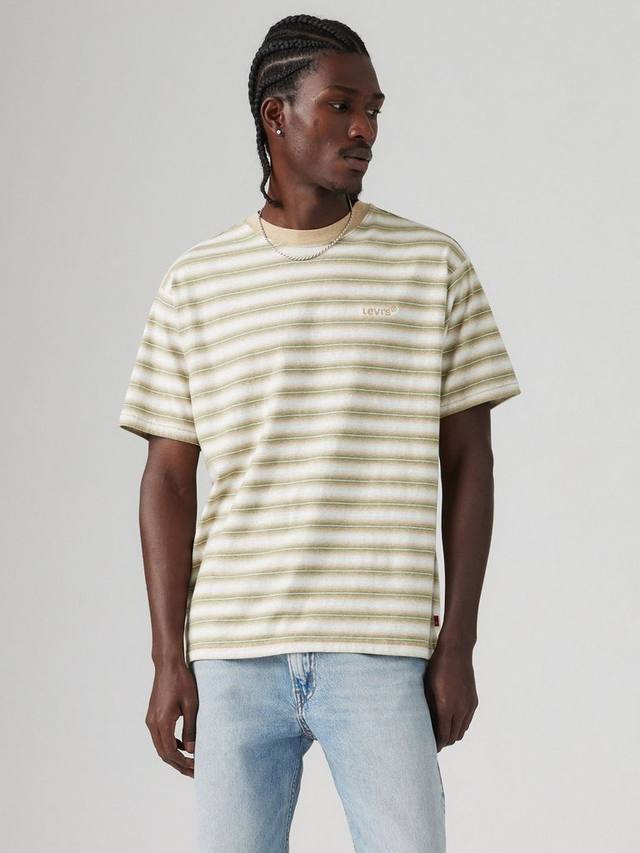 Хлопчатобумажная футболка regular fit red tab в винтажную полоску Levi's, цвет Paloma
Хлопчатобумажная футболка regular fit red tab в винтажную полоску Levi's, цвет Paloma