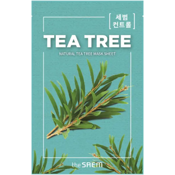 Тканевая маска для лица, 1 шт. The Saem Tea tree
Тканевая маска для лица, 1 шт. The Saem Tea tree
