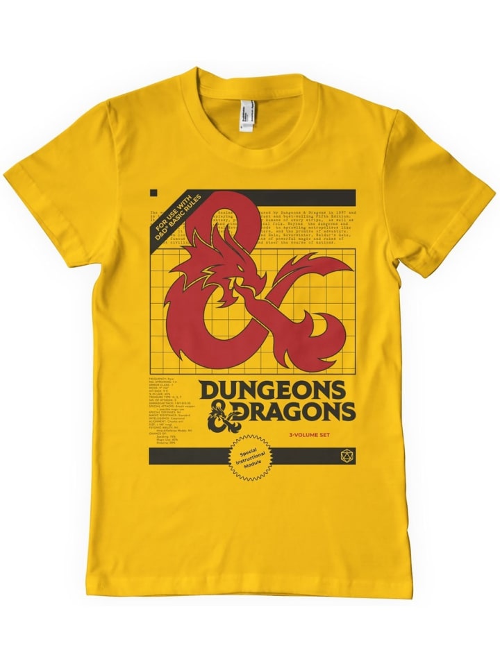 Футболка D&D 3 Volume Set T-Shirt в золоте Dungeons And Dragons, Золотой, Футболка D&D 3 Volume Set T-Shirt в золоте Dungeons And Dragons
Футболка D&D 3 Volume Set T-Shirt в золоте Dungeons And Dragons, Золотой, Футболка D&D 3 Volume Set T-Shirt в золоте Dungeons And Dragons