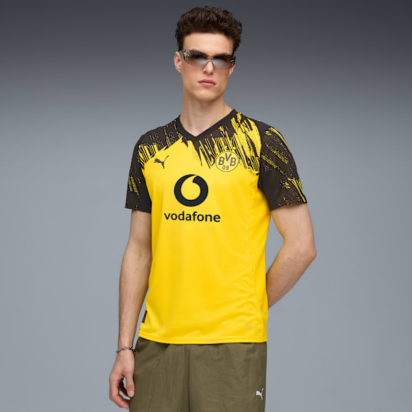 Мужская футбольная майка Borussia Dortmund Replica Home 25/26 Puma, желтый
Мужская футбольная майка Borussia Dortmund Replica Home 25/26 Puma, желтый