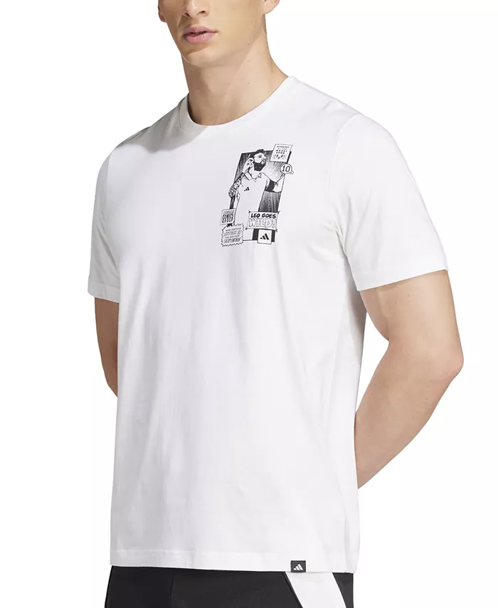 Мужская футболка с принтом Messi Icon adidas, белый
Мужская футболка с принтом Messi Icon adidas, белый