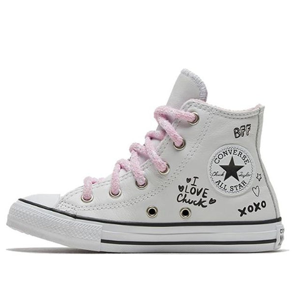 Кроссовки chuck taylor all star high 'notes from bff' Converse, белый
Кроссовки chuck taylor all star high 'notes from bff' Converse, белый