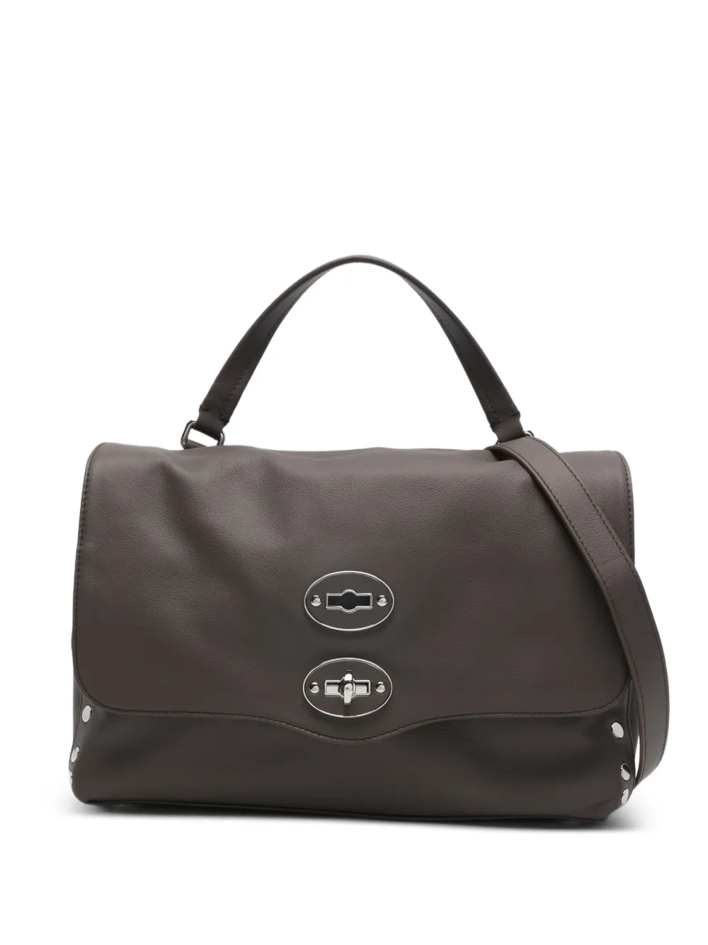 Сумка-тоут Postina с застежкой-замочком Zanellato, коричневый
Сумка-тоут Postina с застежкой-замочком Zanellato, коричневый