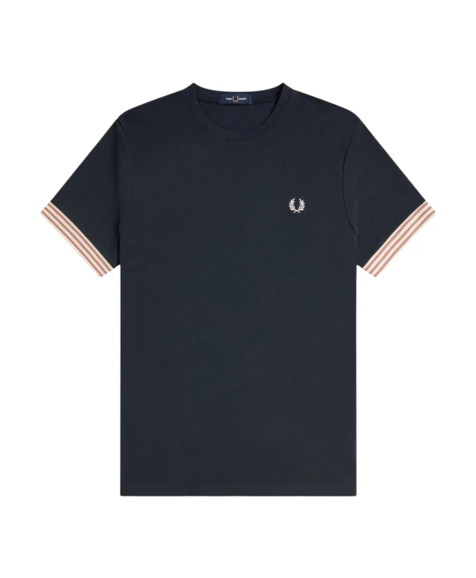 Полосатая футболка с манжетами Fred Perry, синий
Полосатая футболка с манжетами Fred Perry, синий