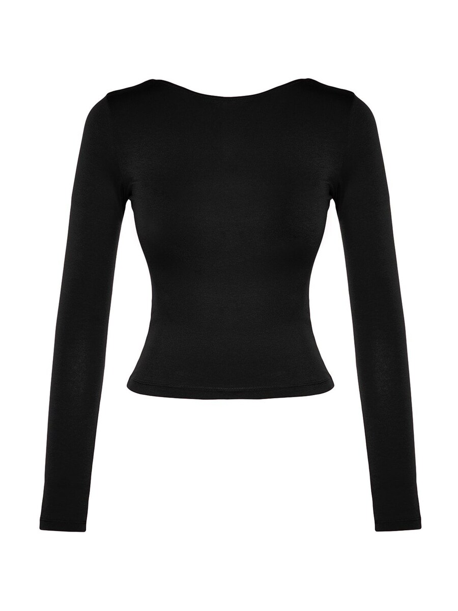 Лонгслив Trendyol Shirt, черный
Лонгслив Trendyol Shirt, черный
