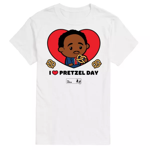 Мужская футболка The Office с принтом "День крендельков Стэнли" Licensed Character, белый
Мужская футболка The Office с принтом "День крендельков Стэнли" Licensed Character, белый