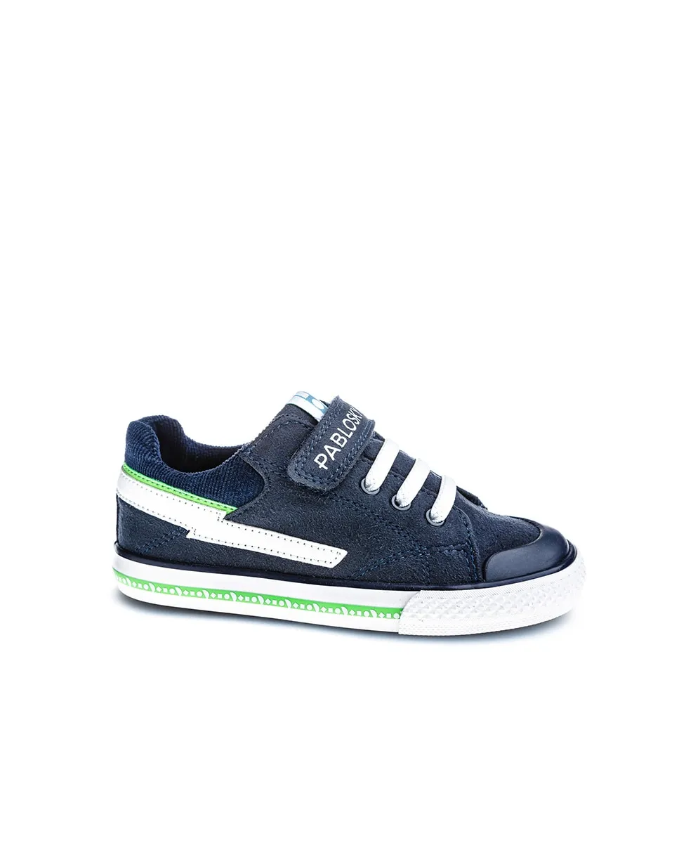 Детские текстильные кроссовки на липучках Pablosky, синий
Детские текстильные кроссовки на липучках Pablosky, синий