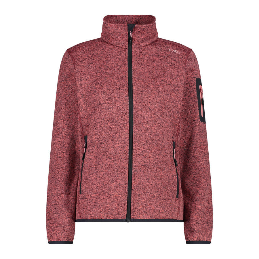 Женская трикотажная куртка из меланжевого флиса CMP 3H14746
Женская трикотажная куртка из меланжевого флиса CMP 3H14746