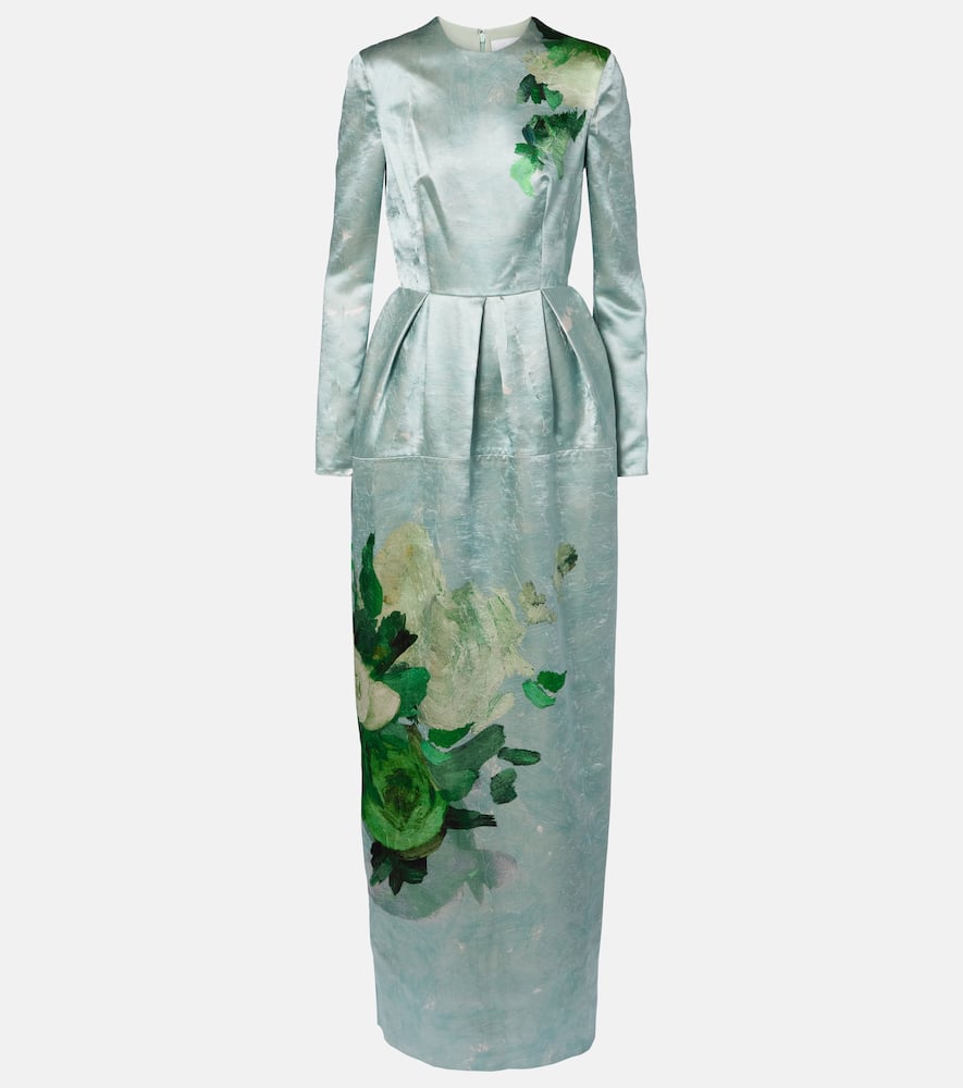 Сатиновое платье с цветочным принтом Erdem, Exploded Rose Eggshell
Сатиновое платье с цветочным принтом Erdem, Exploded Rose Eggshell