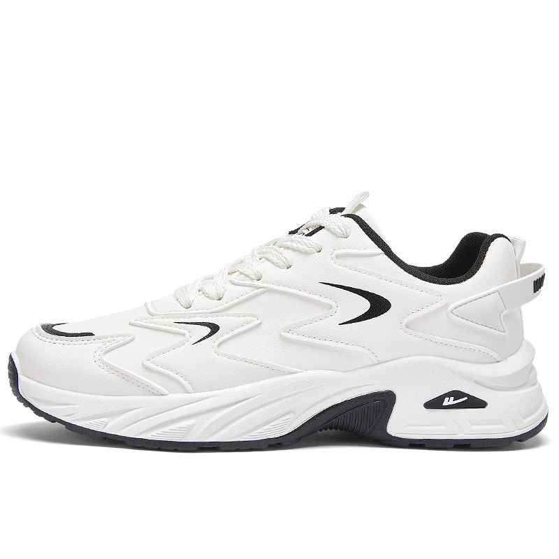 Нескользящие и износостойкие низкие кроссовки на массивной подошве для увеличения роста, мужские WARRIOR, White Black
Нескользящие и износостойкие низкие кроссовки на массивной подошве для увеличения роста, мужские WARRIOR, White Black