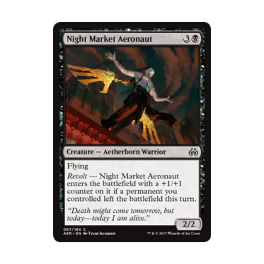 CCG Ночной рынок Аэронавт (клавиша), MTG - Aether Revolt
CCG Ночной рынок Аэронавт (клавиша), MTG - Aether Revolt