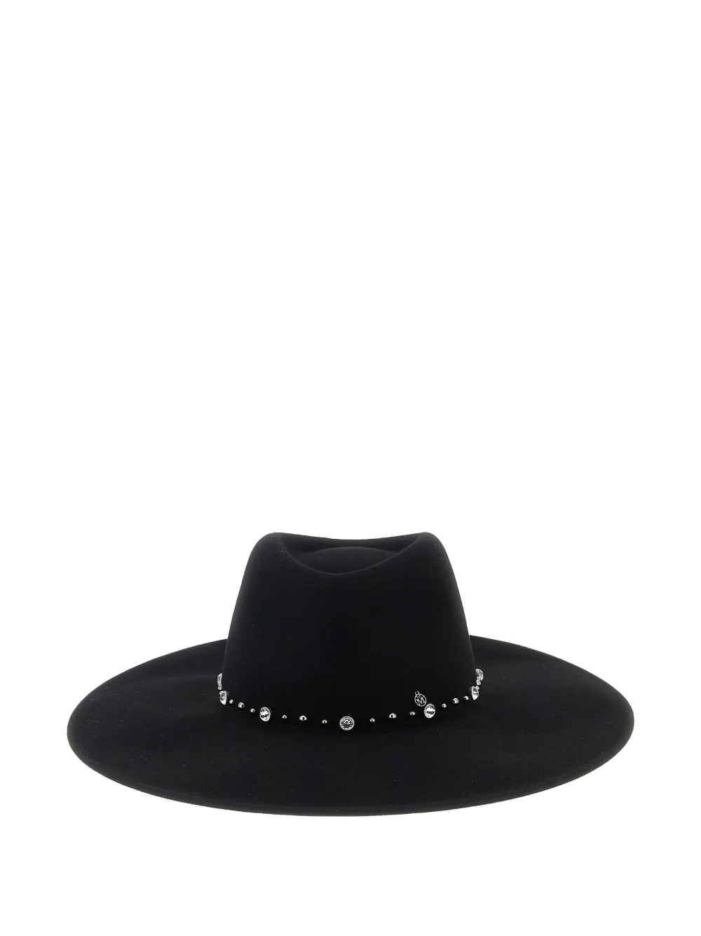 Широкополая шляпа, украшенная кристаллами Maison Michel, черный
Широкополая шляпа, украшенная кристаллами Maison Michel, черный