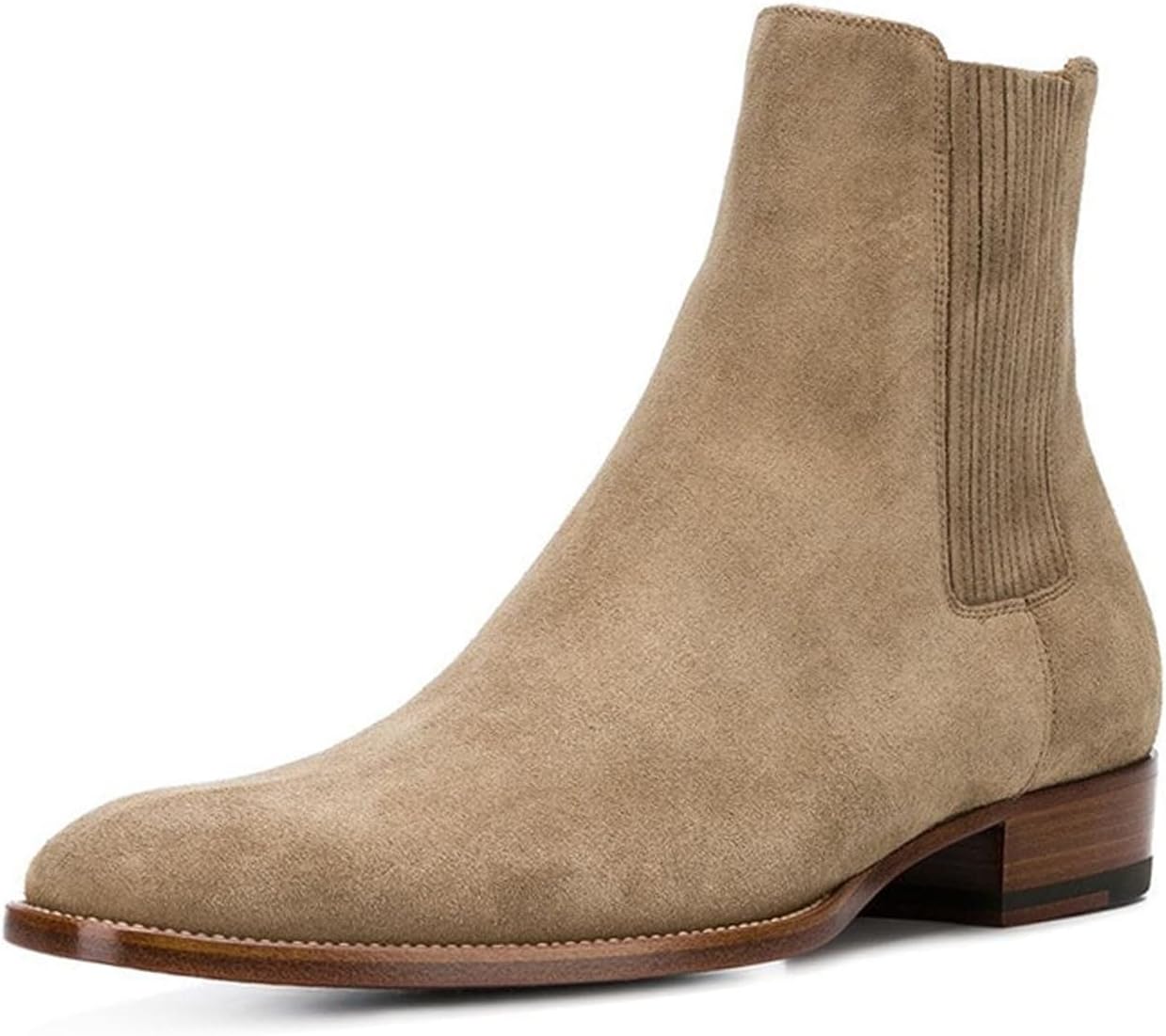 Мужские замшевые деловые ботинки Chelsea Santimon - ботинки на щиколотку с эластичной вставкой, без шнурков, для бизнес-кэжуал, выпускного, свадьбы, банкетов с смокингом, концертов и выходных, Apricot
Мужские замшевые деловые ботинки Chelsea Santimon - ботинки на щиколотку с эластичной вставкой, без шнурков, для бизнес-кэжуал, выпускного, свадьбы, банкетов с смокингом, концертов и выходных, Apricot