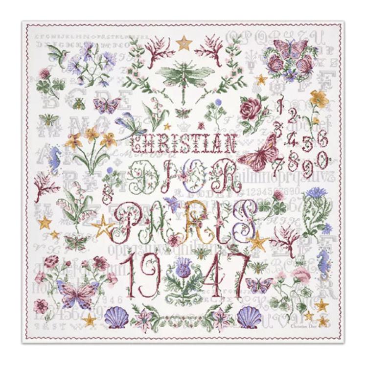 DIOR Шёлковый шарф женский белый, White
DIOR Шёлковый шарф женский белый, White