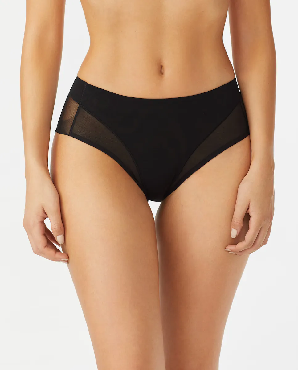 Плавки бикини с эффектом стрингов и ластовицей спереди Promise, черный
Плавки бикини с эффектом стрингов и ластовицей спереди Promise, черный