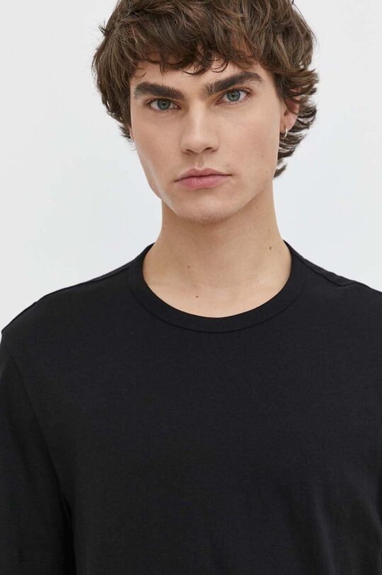 Хлопковые футболки, 3 пары Hugo Blue, черный
Хлопковые футболки, 3 пары Hugo Blue, черный