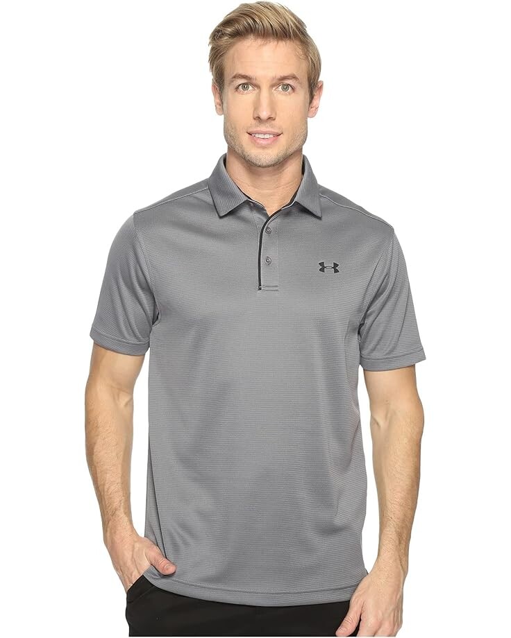 Поло Under Armour Golf Tech, цвет Graphite/Black/Black
Поло Under Armour Golf Tech, цвет Graphite/Black/Black