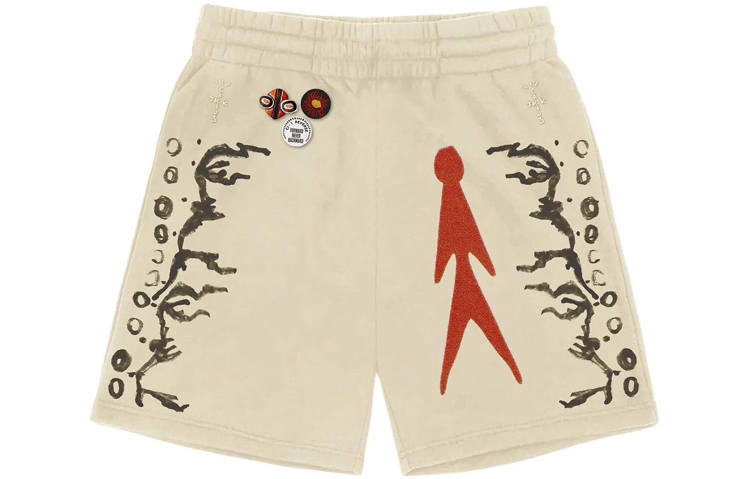 Повседневные шорты унисекс Travis Scott, От белого
Повседневные шорты унисекс Travis Scott, От белого