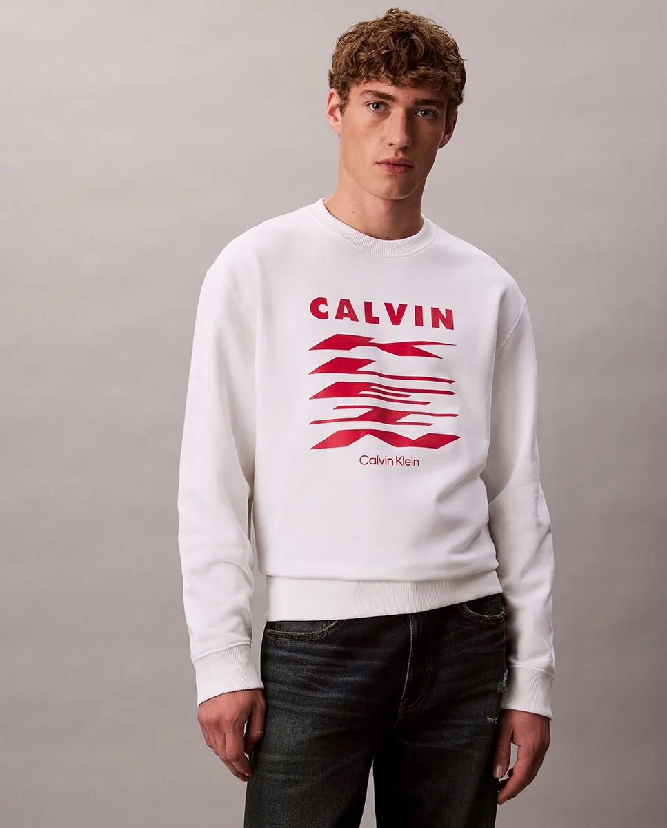 Мужская толстовка с графическим рисунком Calvin Klein Jeans, белый
Мужская толстовка с графическим рисунком Calvin Klein Jeans, белый