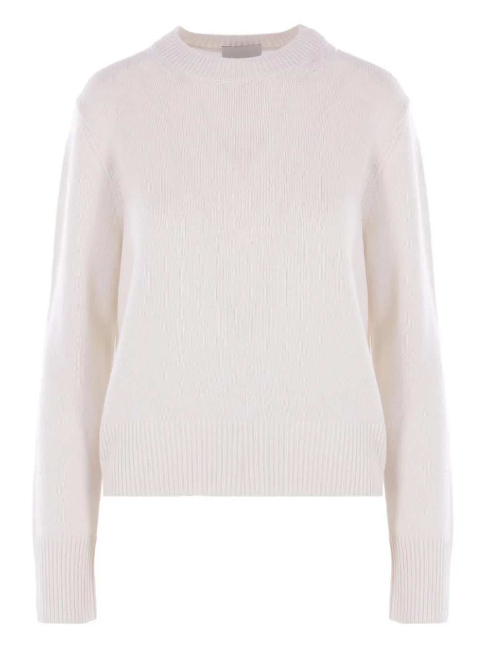 Кашемировый свитер с круглым вырезом ALLUDE, белый
Кашемировый свитер с круглым вырезом ALLUDE, белый
