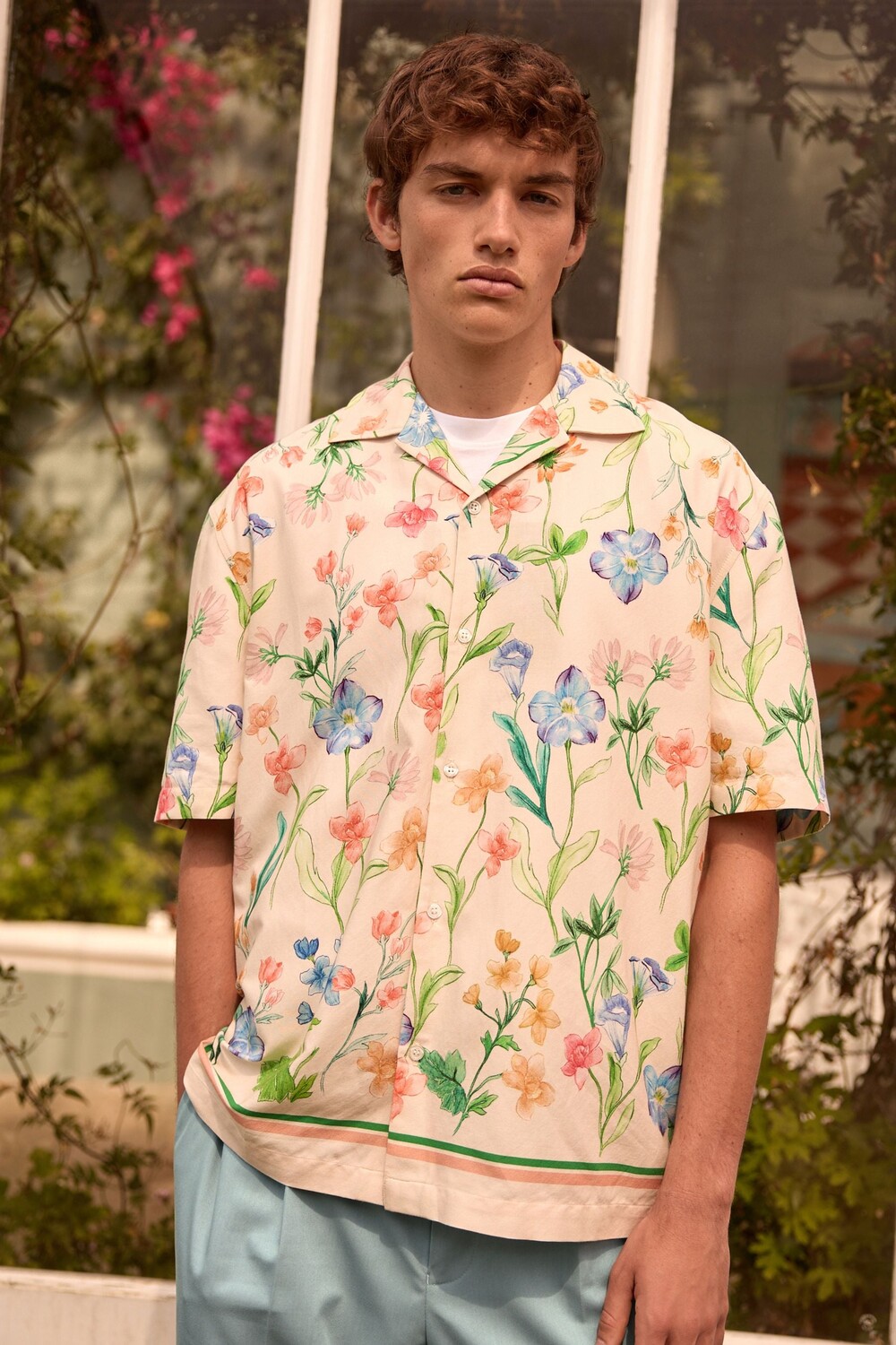 Рубашка с короткими рукавами и цветочным принтом Next, белый
Рубашка с короткими рукавами и цветочным принтом Next, белый