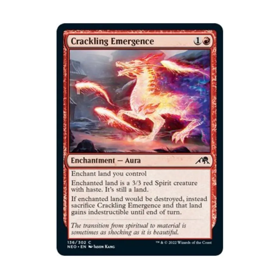 CCG Потрескивающее появление (C) (Фольга), MTG - Kamigawa : Neon Dynasty
CCG Потрескивающее появление (C) (Фольга), MTG - Kamigawa : Neon Dynasty