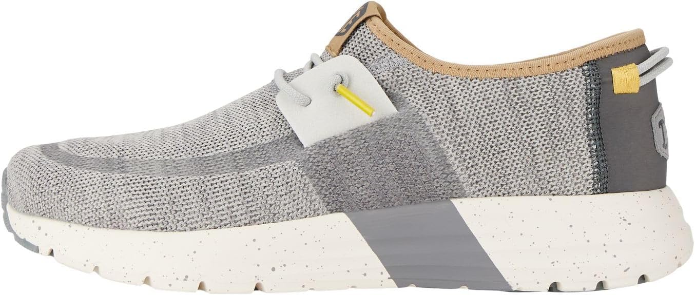 Мужские кроссовки Hey Dude Sirocco Dual Knit - съемная пенная стелька - текстильный верх - круглый носок Heydude, белый/серый/светло-серый
Мужские кроссовки Hey Dude Sirocco Dual Knit - съемная пенная стелька - текстильный верх - круглый носок Heydude, белый/серый/светло-серый