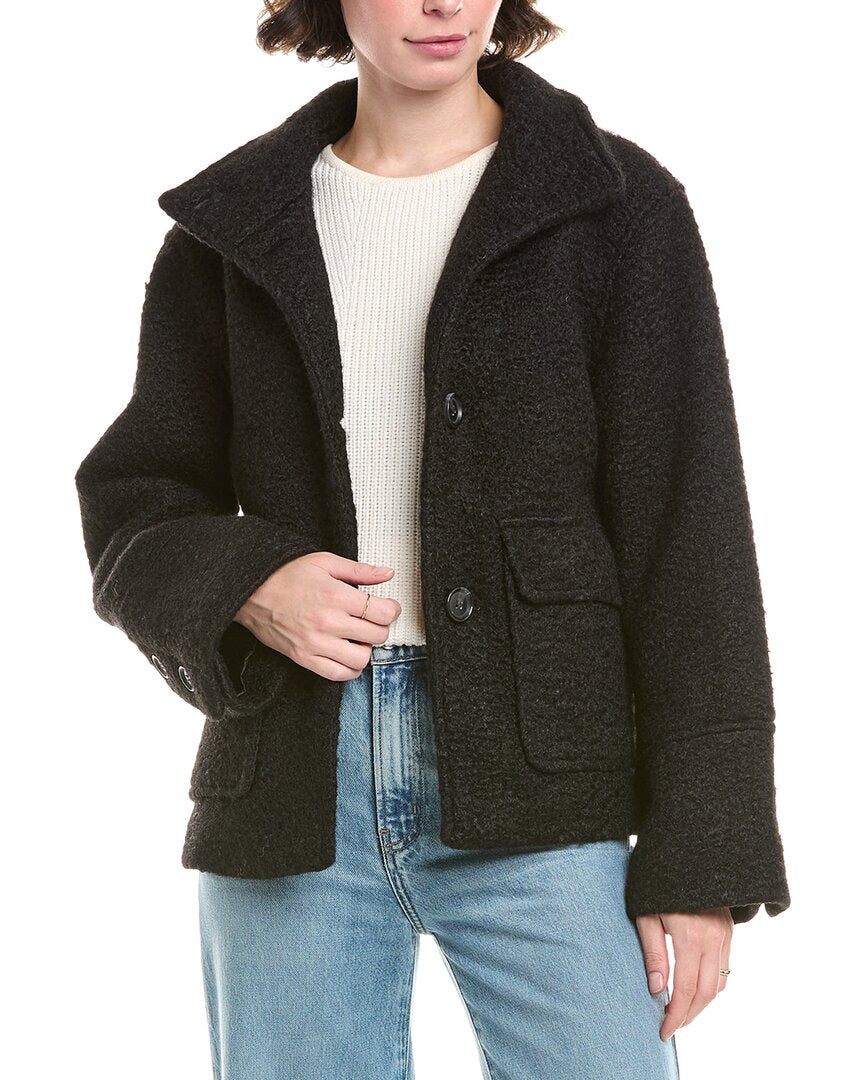 Куртка Sam Edelman со стойкой, черный
Куртка Sam Edelman со стойкой, черный