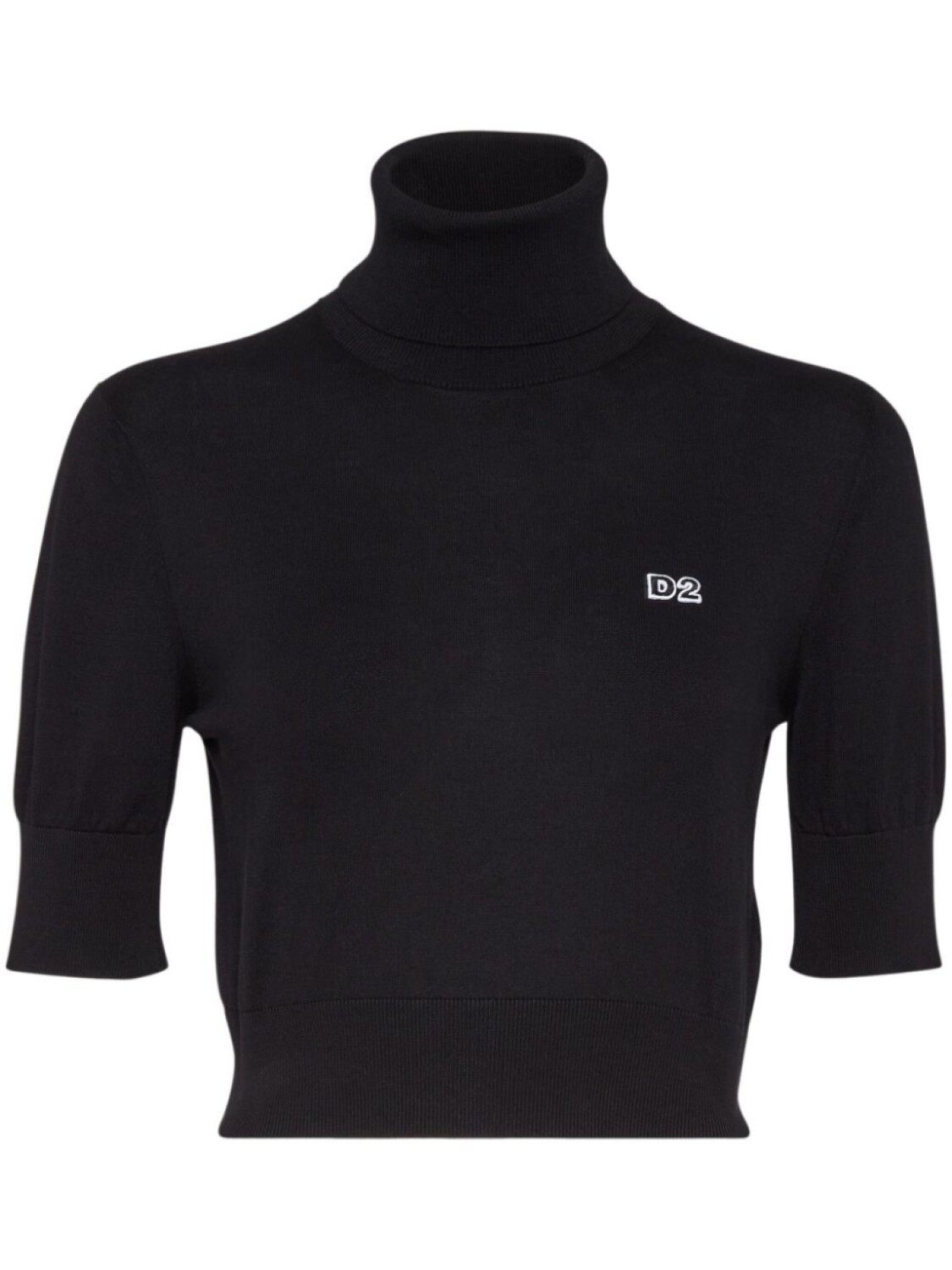 DSQUARED2 укороченный топ D2 с высоким воротником, черный
DSQUARED2 укороченный топ D2 с высоким воротником, черный