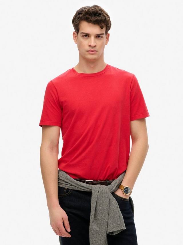 Хлопчатобумажная футболка regular fit с коротким рукавом essential Superdry, цвет Washed Cranberry
Хлопчатобумажная футболка regular fit с коротким рукавом essential Superdry, цвет Washed Cranberry