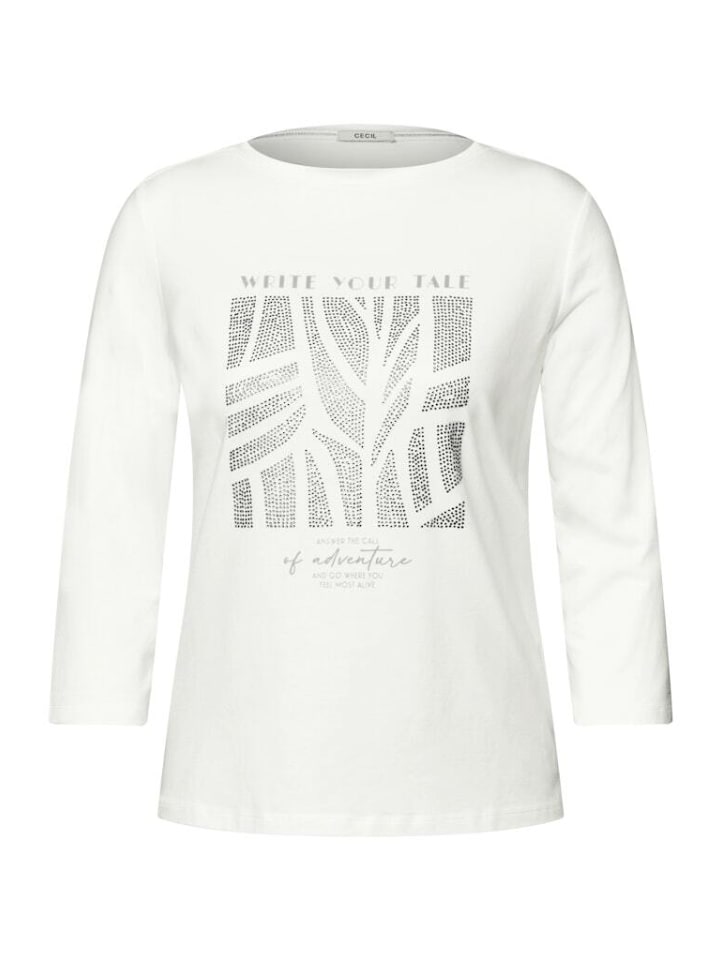 Лонгслив Cecil Langarmshirt, цвет vanilla white
Лонгслив Cecil Langarmshirt, цвет vanilla white