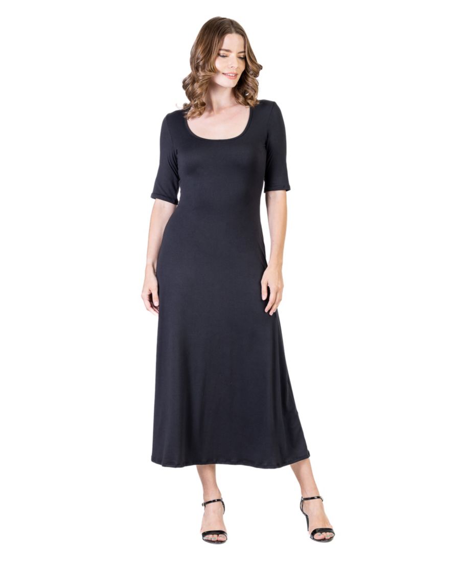 Миниатюрное повседневное макси-платье 24seven Comfort Apparel, Black
Миниатюрное повседневное макси-платье 24seven Comfort Apparel, Black