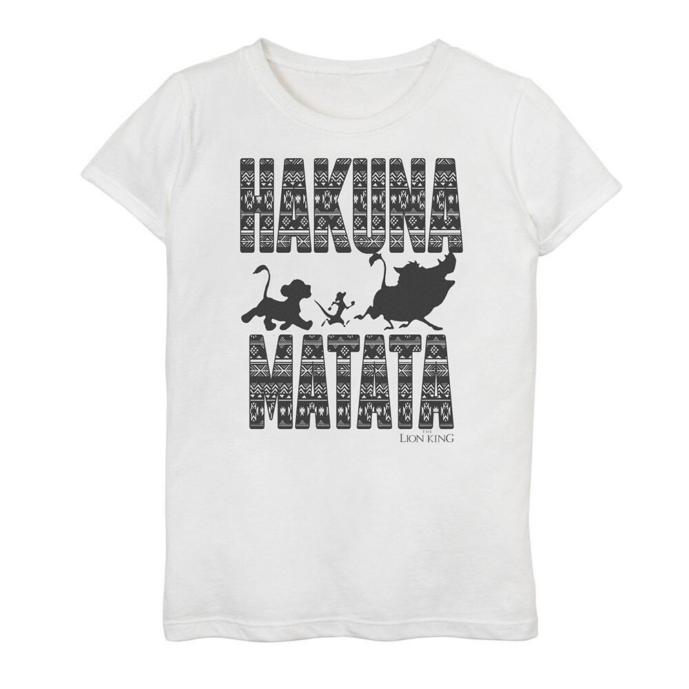 Футболка Hakuna Matata для девочек 7–16 лет Disney's The Lion King Licensed Character, белый
Футболка Hakuna Matata для девочек 7–16 лет Disney's The Lion King Licensed Character, белый