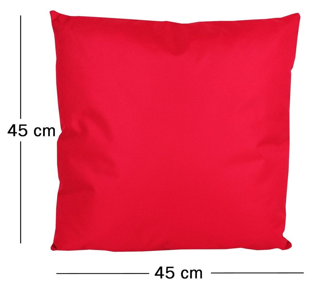 JACK 45x45см подушка для отдыха на открытом воздухе, декоративная подушка с наполнителем, водоотталкивающая подушка сиденья, садовый стул, эффект лотоса, цвет: красный
JACK 45x45см подушка для отдыха на открытом воздухе, декоративная подушка с наполнителем, водоотталкивающая подушка сиденья, садовый стул, эффект лотоса, цвет: красный