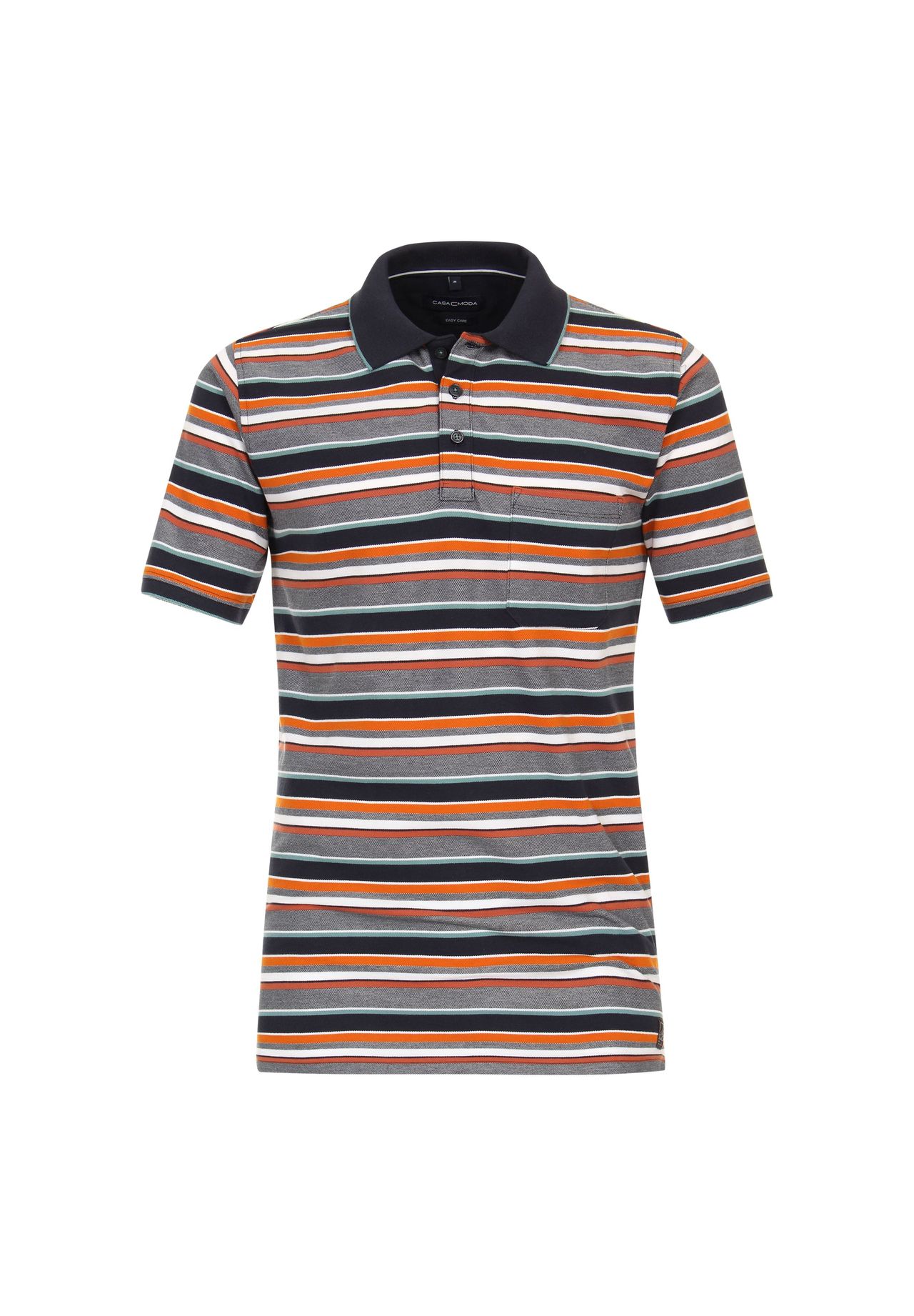 Мужская рубашка-поло в полоску CASAMODA, оранжевый
Мужская рубашка-поло в полоску CASAMODA, оранжевый