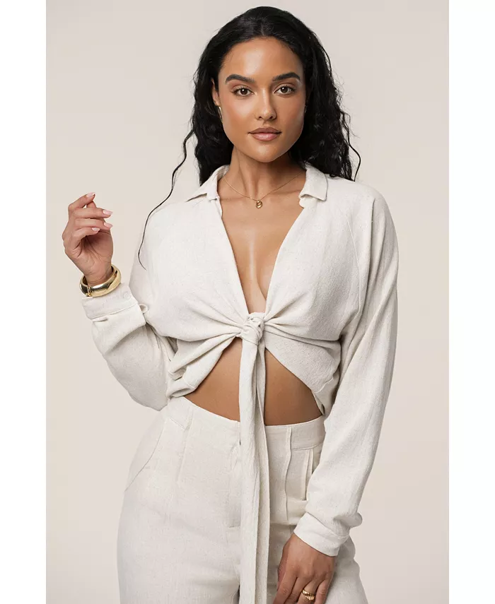 Женский вязаный топ Soho с завязкой спереди JLUXLABEL, коричневый/бежевый
Женский вязаный топ Soho с завязкой спереди JLUXLABEL, коричневый/бежевый